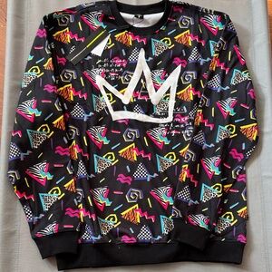Colorful Geometric Pattern Sweatshirt